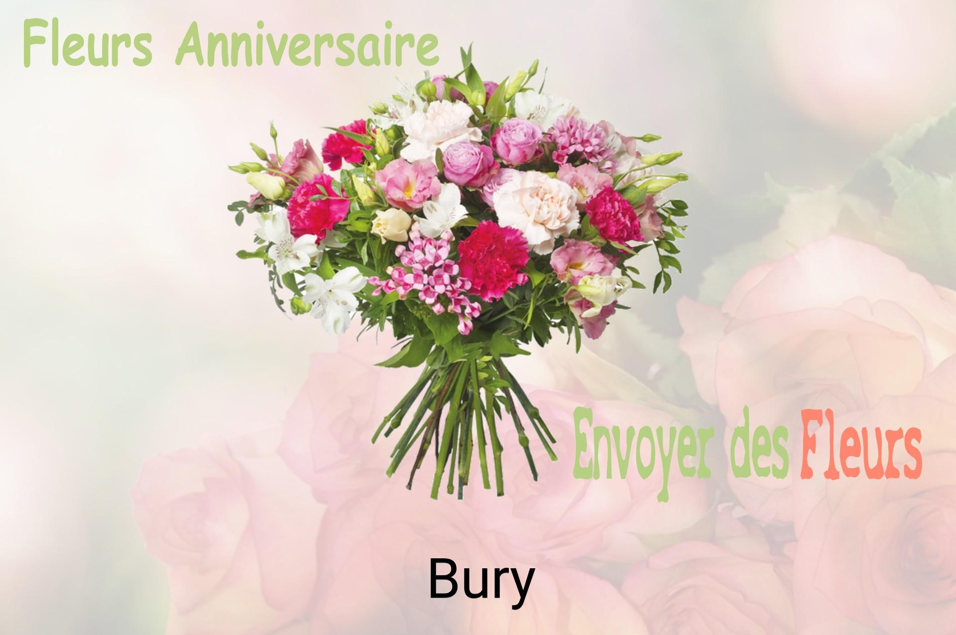 Bouquet de fleurs d’anniversaire livré à Bury
