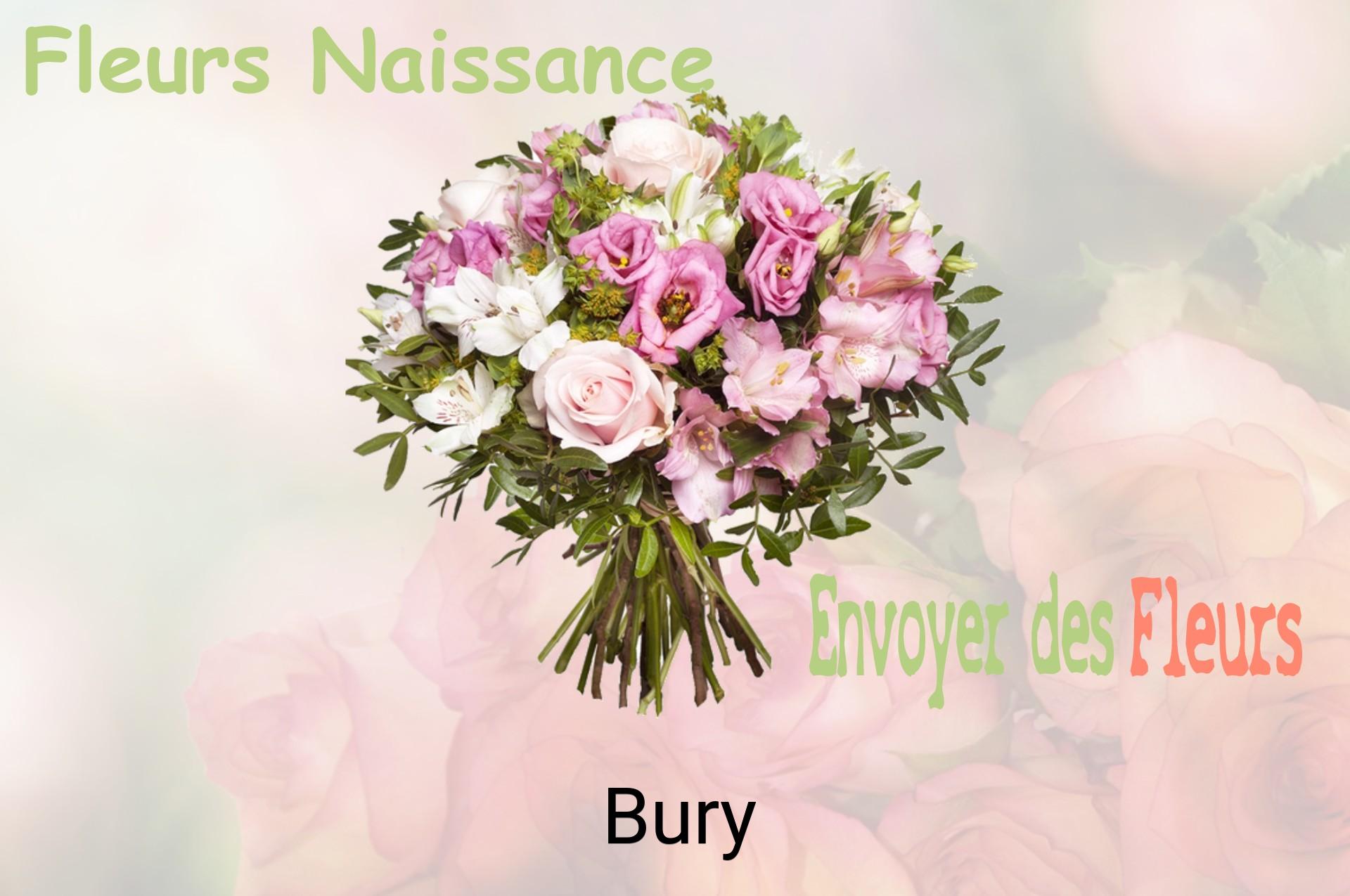 Bouquet de fleurs de naissance livré à Bury