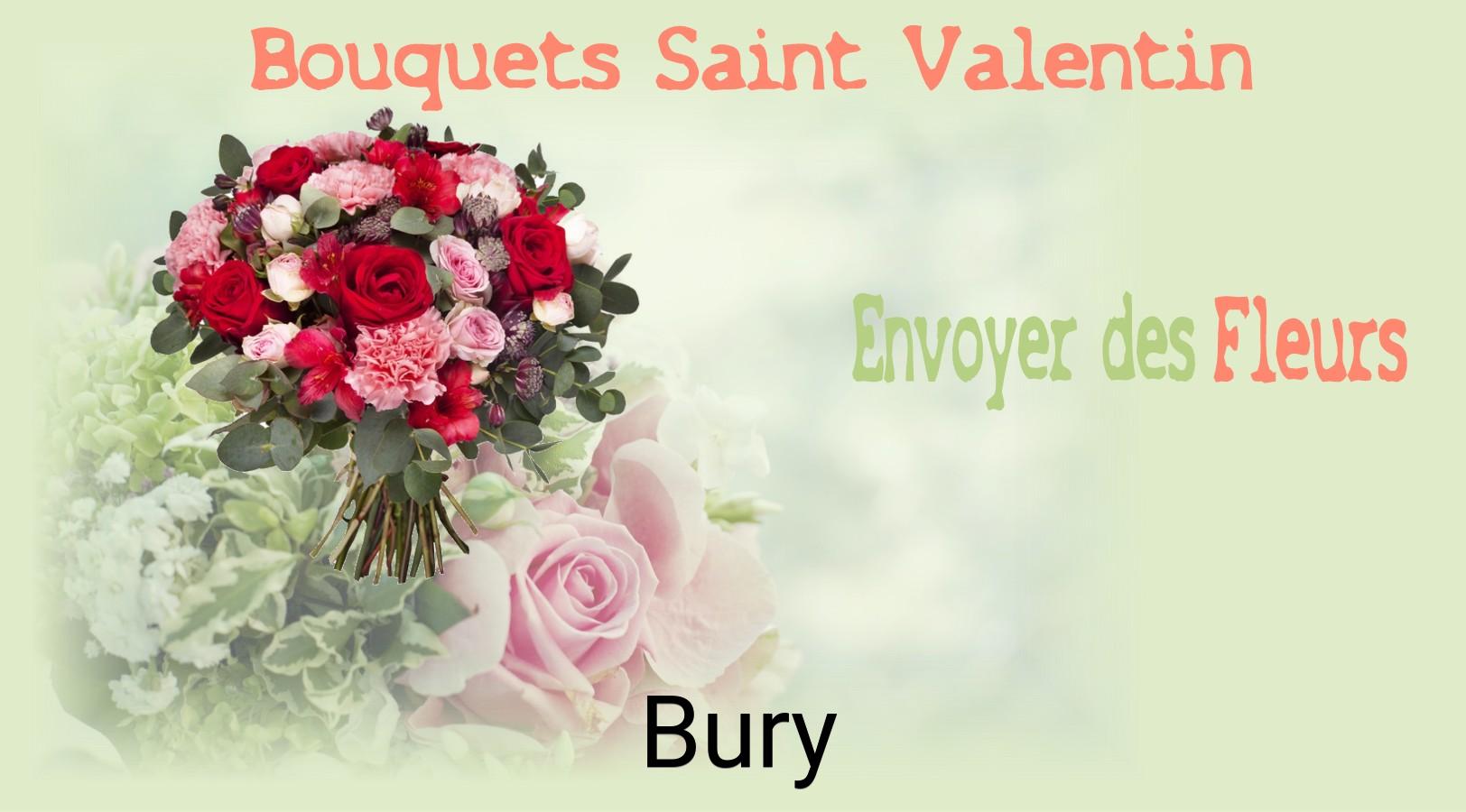 Roses de Saint-Valentin livrées à Bury